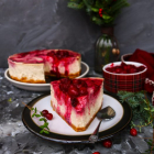 Spiced Cranberry Cheesecake