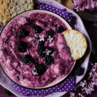 Blackberry Lilac Goat Cheese