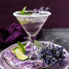 Lavender Martini Vermouth Cocktail