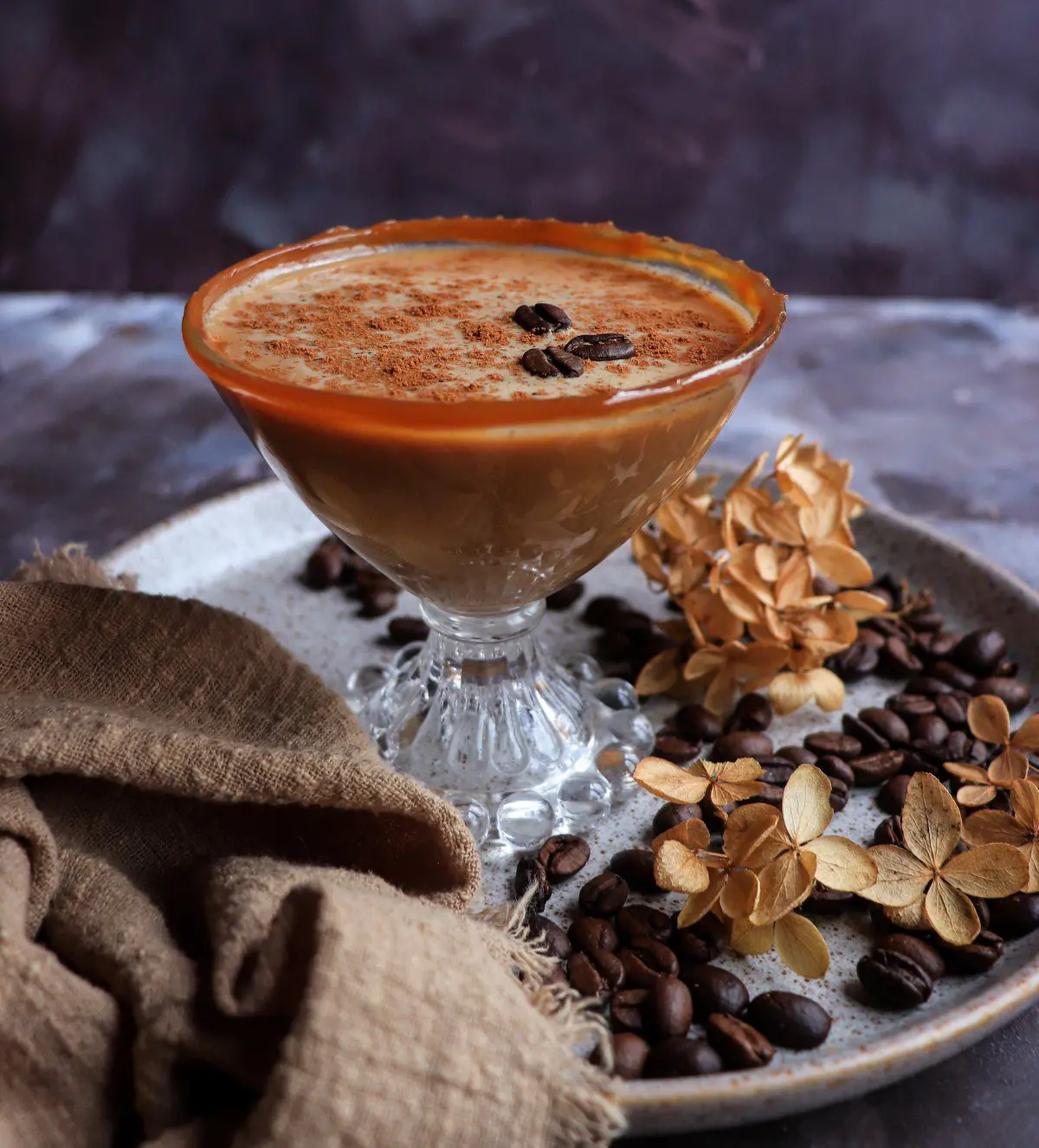 Dulce de Leche Coffee Martini 