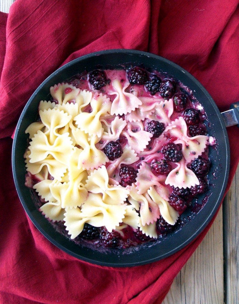 Blackberry Lavender Pasta | Havocinthekitchen.com
