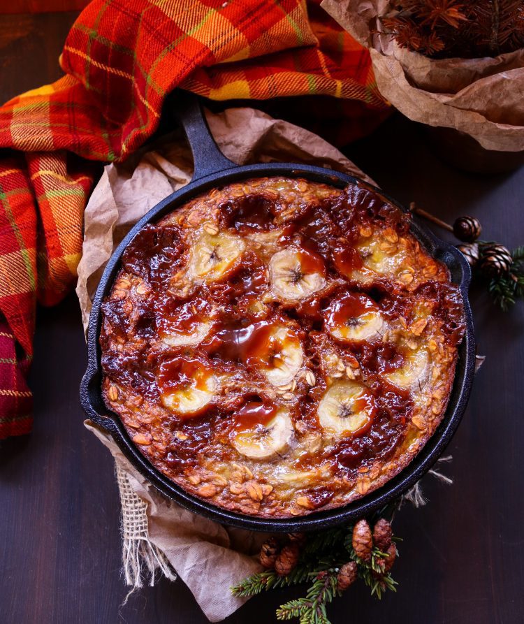 Dulce de Leche Oatmeal Bake