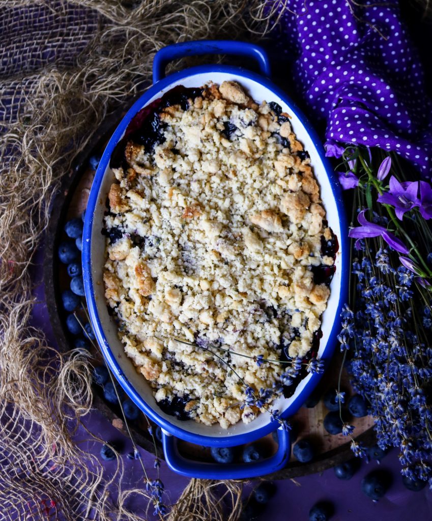 Blueberry Lavender Crumble