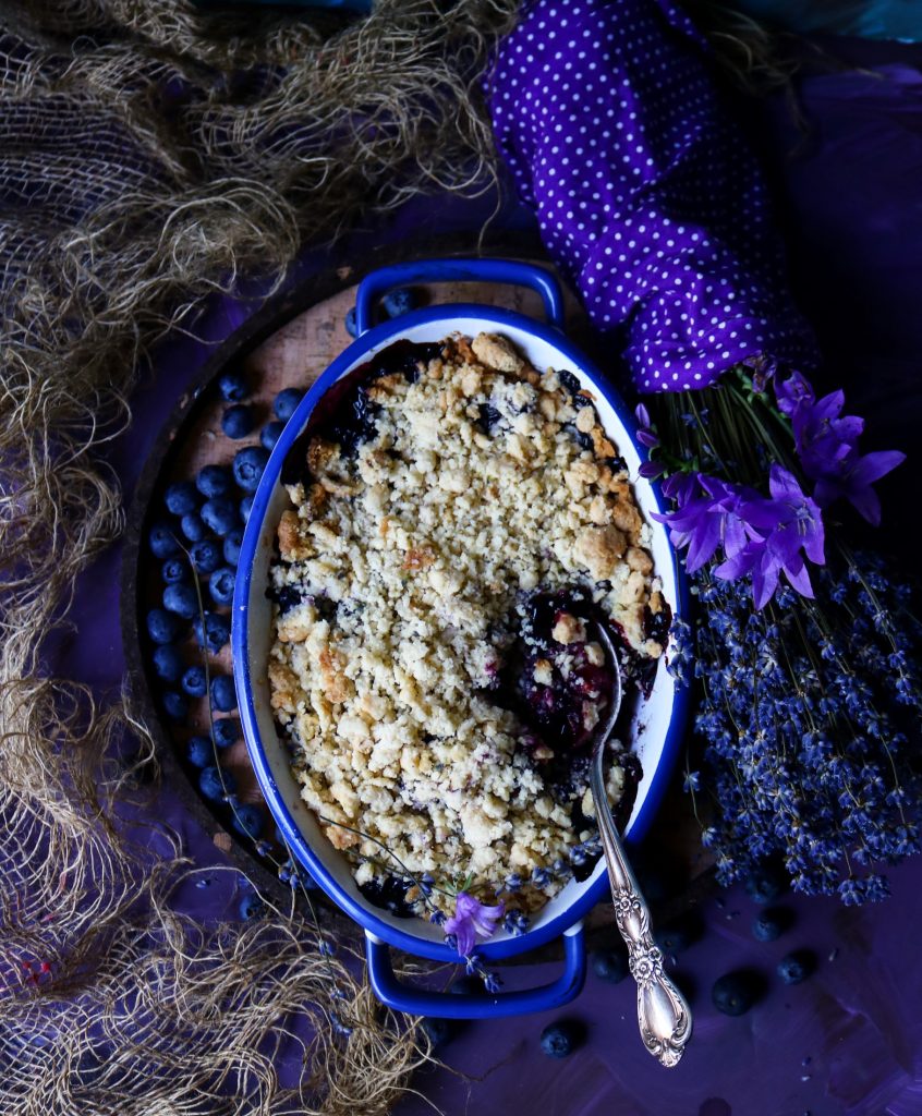 Blueberry Lavender Crumble