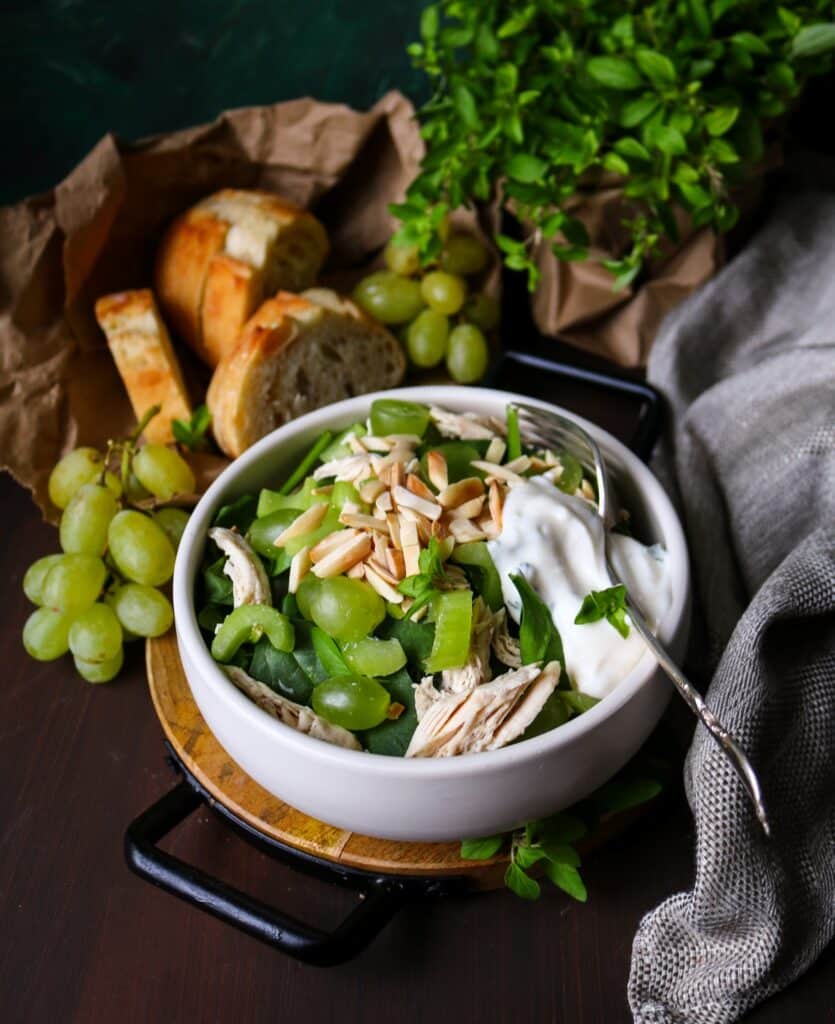 Chicken Salad with Grapes and Almonds