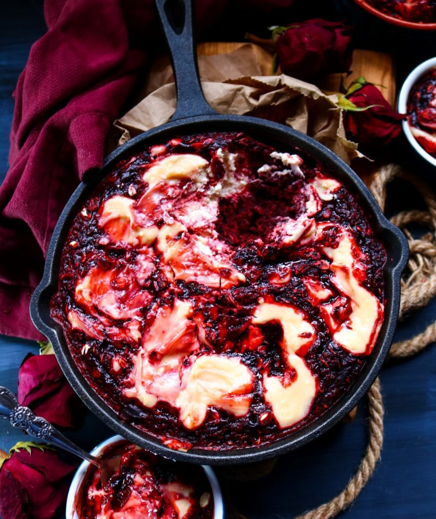 Red Velvet Baked Oatmeal