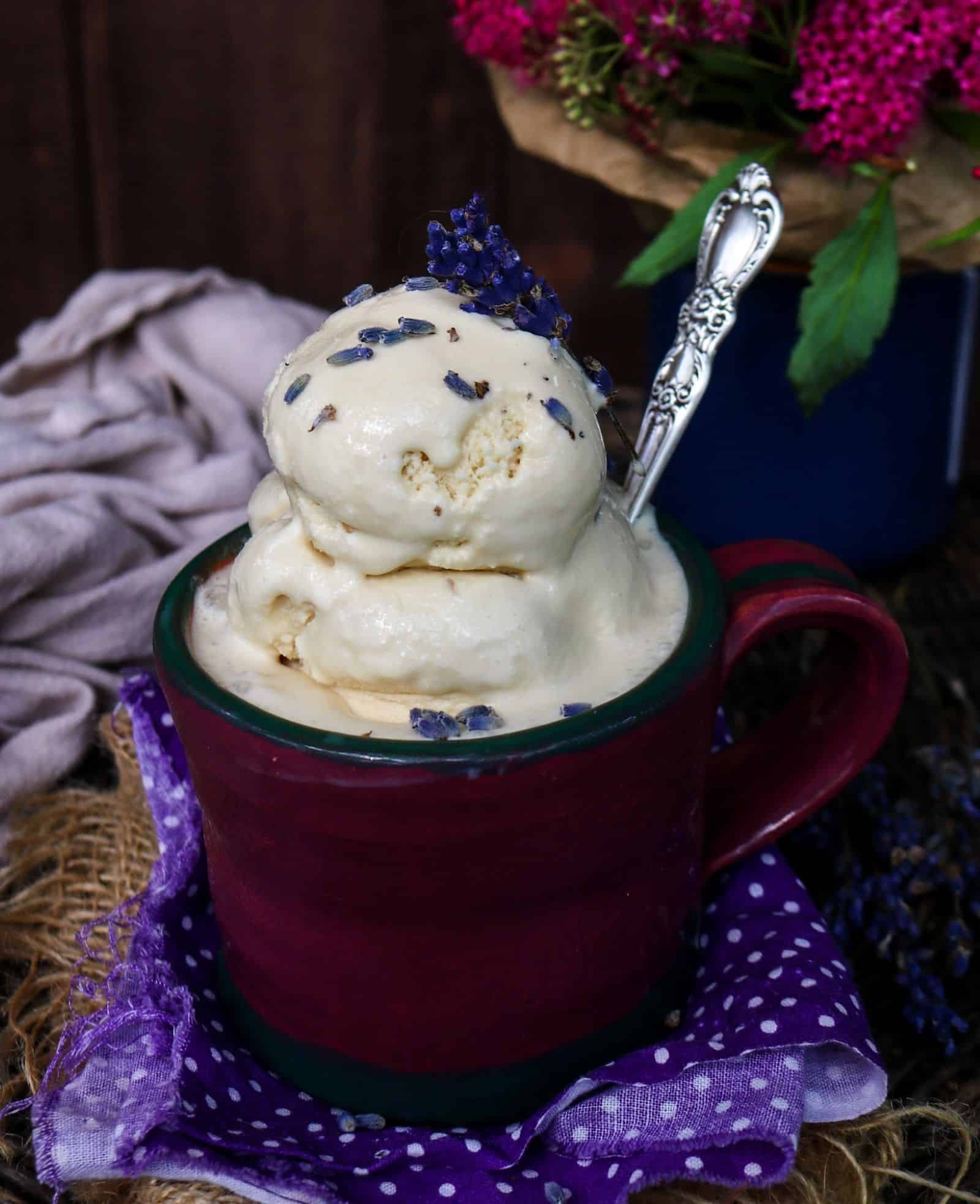 Earl Grey Lavender Ice Cream