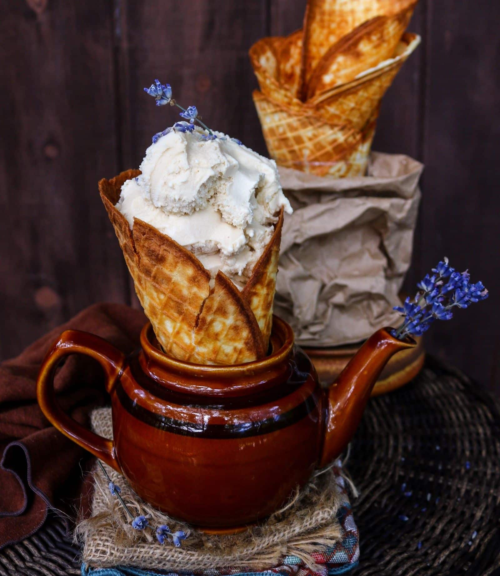 Earl Grey Lavender Ice Cream