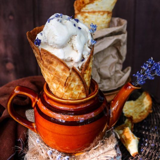 Earl Grey Lavender Ice Cream