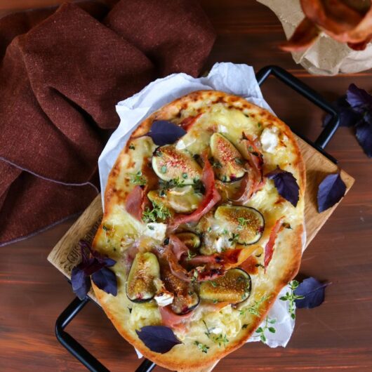 Fig Brie Prosciutto Flatbread
