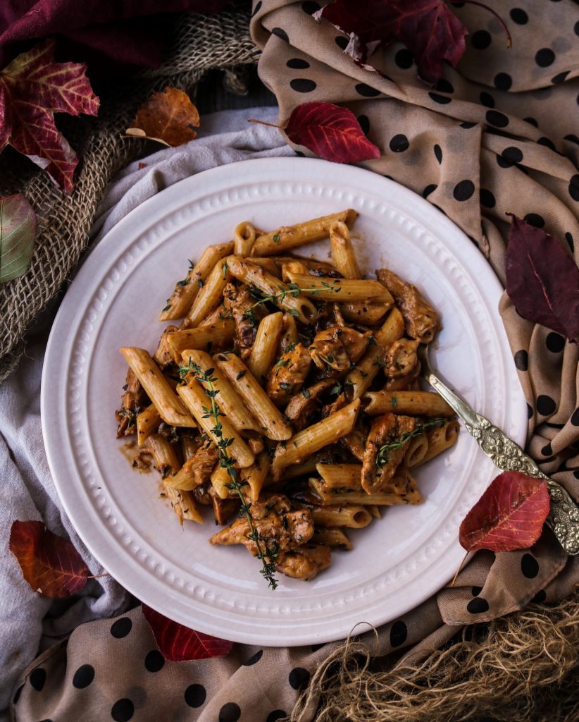 Creamy Chicken Porcini Pasta