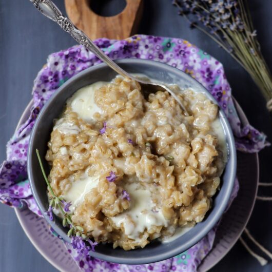 Lavender White Chocolate Oatmeal