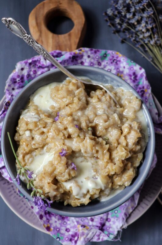 Lavender White Chocolate Oatmeal