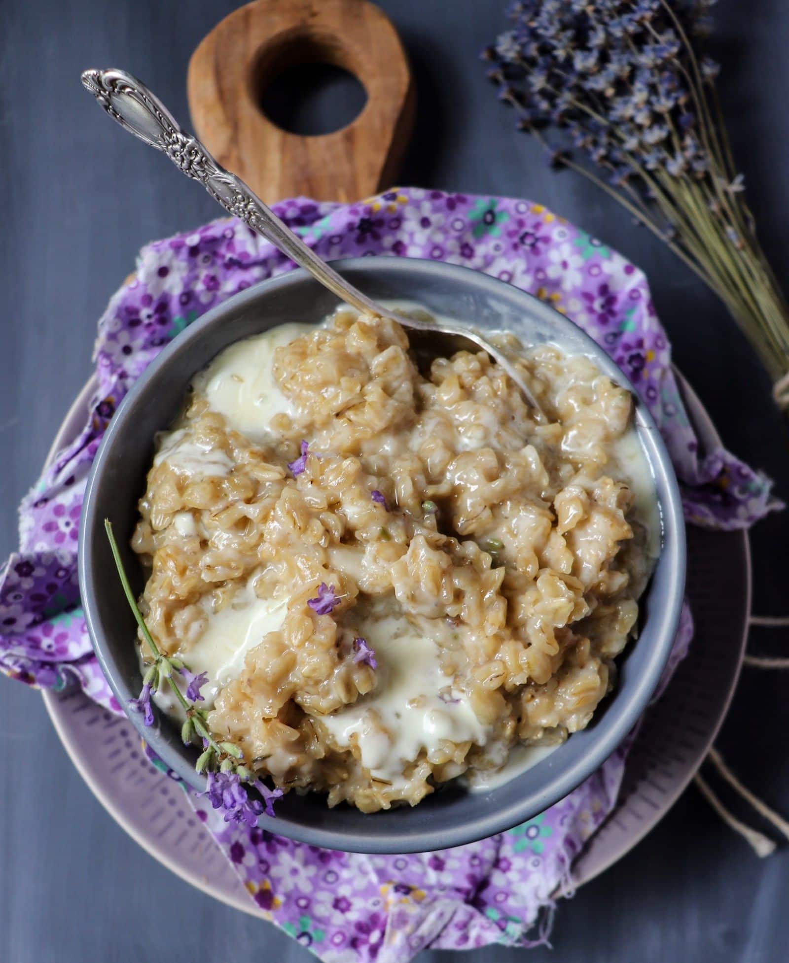 Lavender White Chocolate Oatmeal