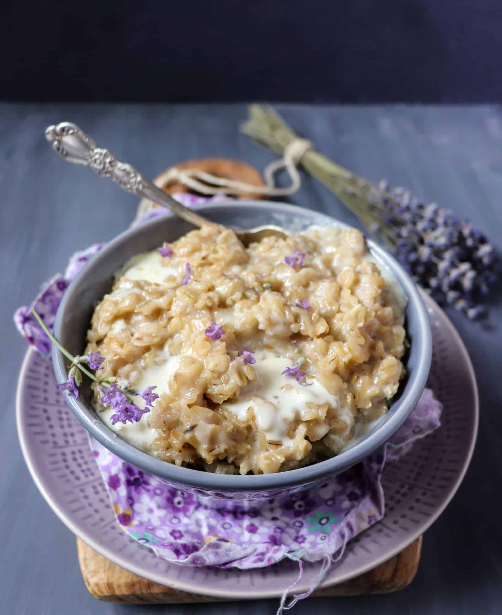 Lavender White Chocolate Oatmeal