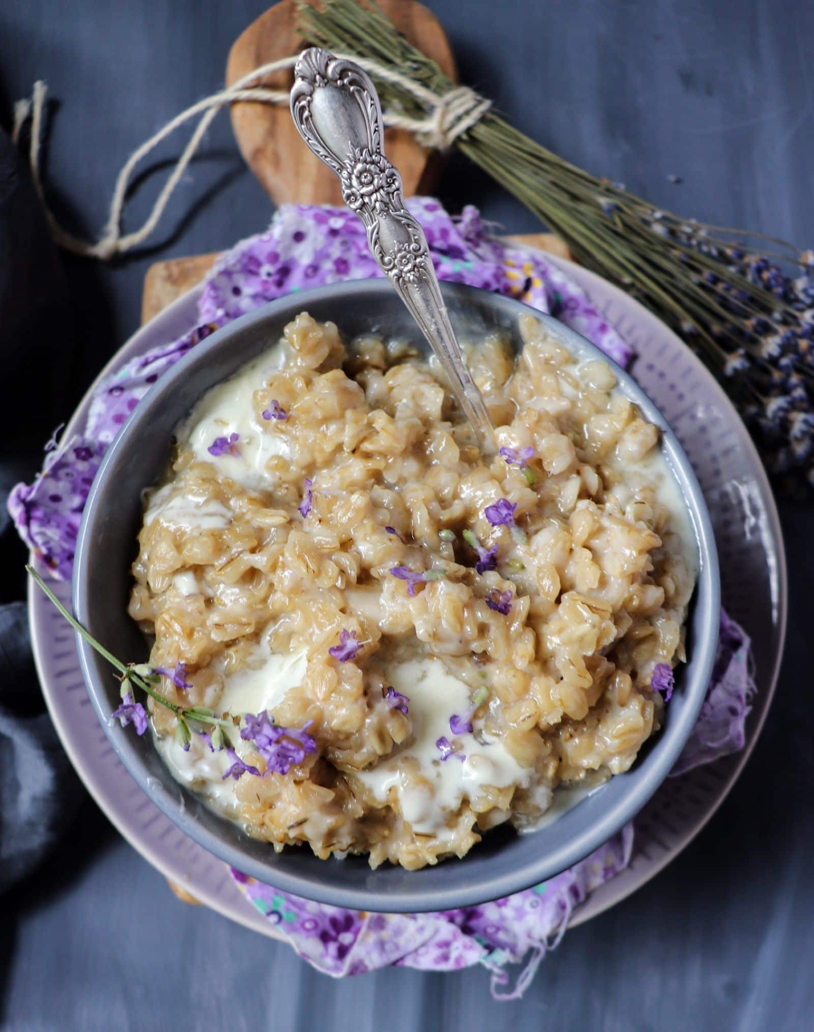 Lavender White Chocolate Oatmeal