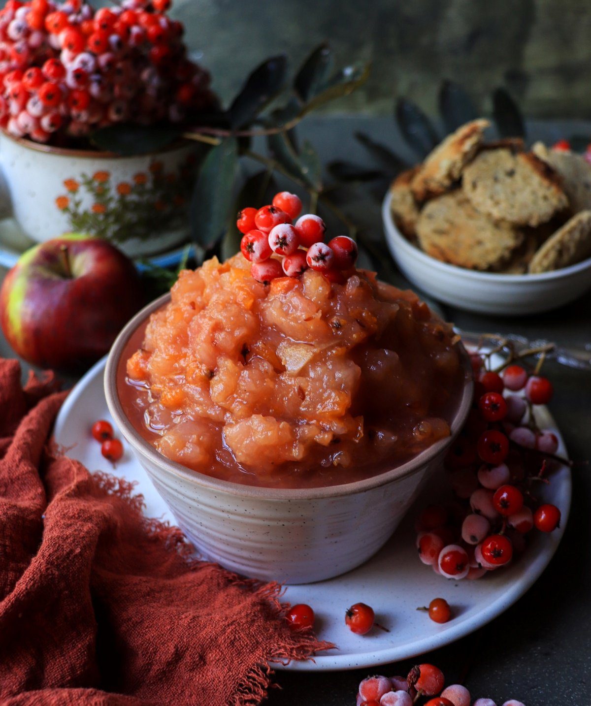 Rowan Berry Apple Jam