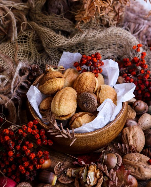 Walnut Shaped Cookies