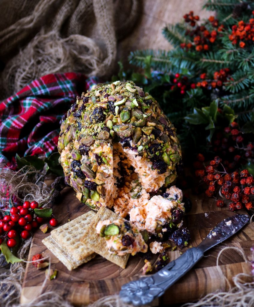 Cranberry Pistachio Cheese Ball