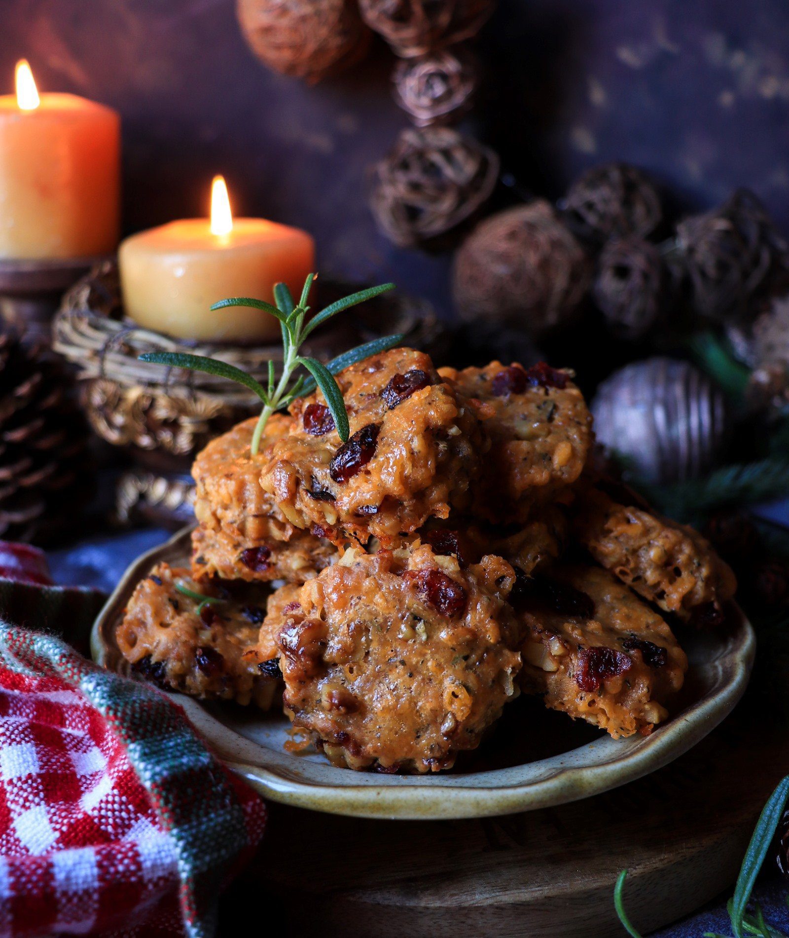 Cranberry Walnut Cheese Biscuits