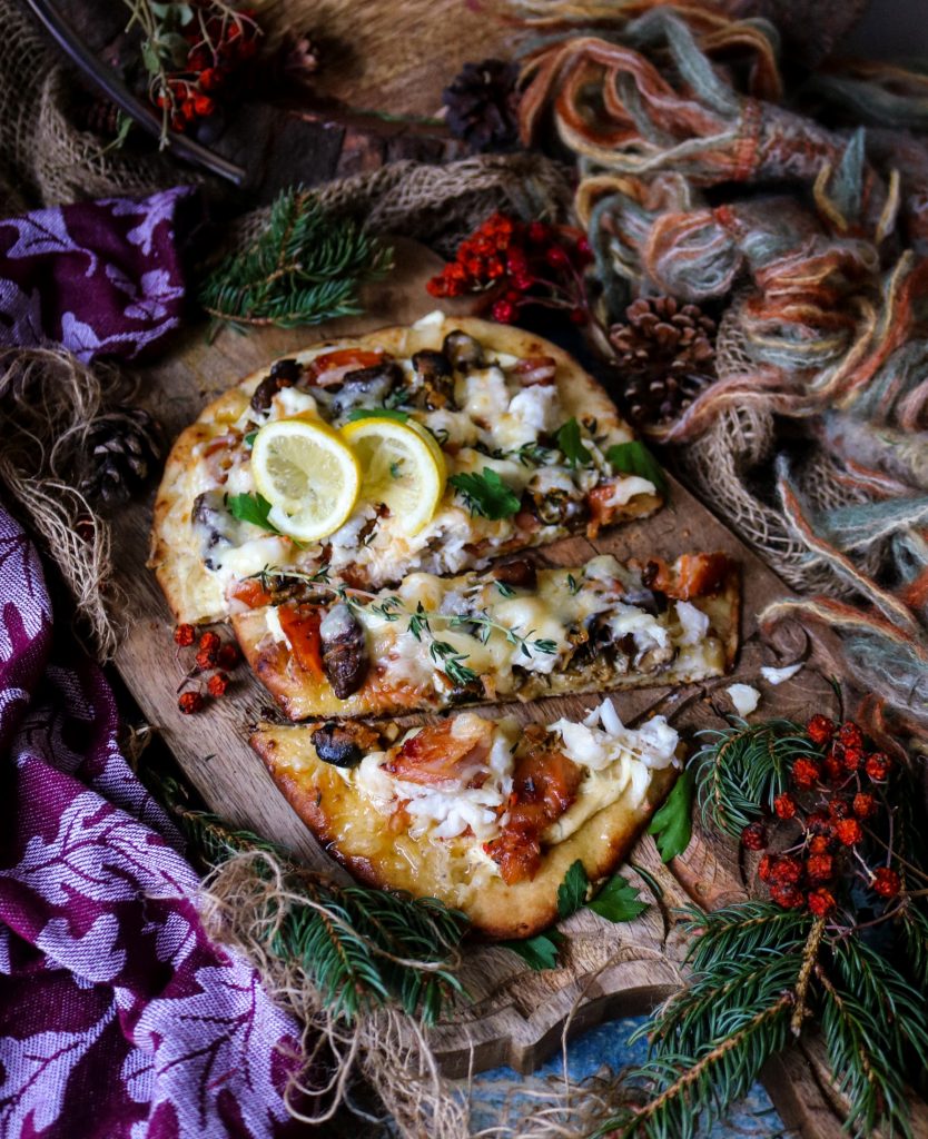 Smoked Seafood Flatbread