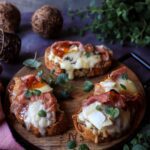 Cloudberry Prosciutto Brie Bruschetta