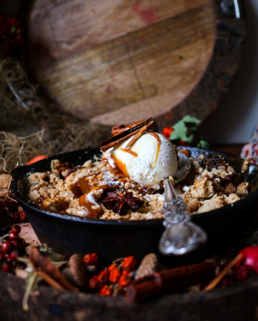 Apple Dulce De Leche Crumble