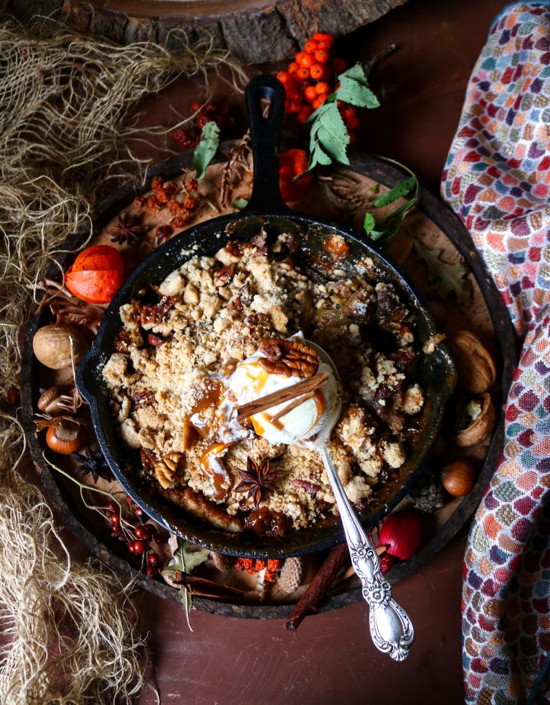 Apple Dulce De Leche Crumble