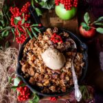 Apple Cranberry Walnut Crumble