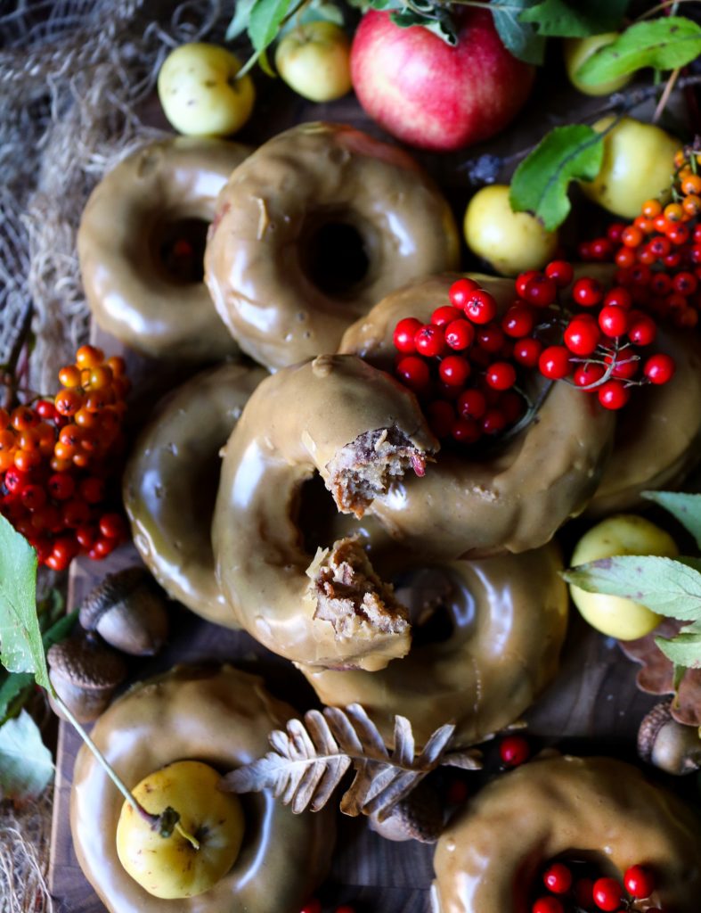 Apple Maple Baked Donuts