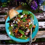 Blueberry Sausage Salad