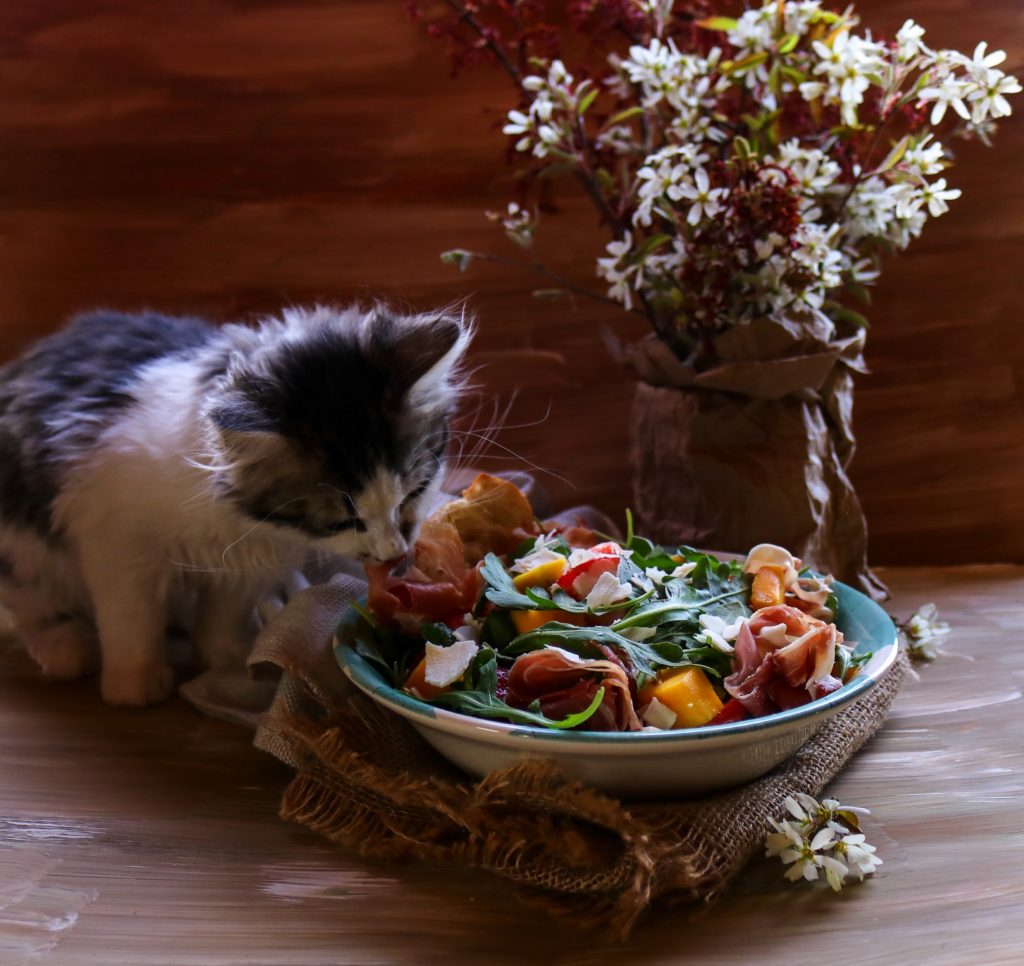 Strawberry Mango Prosciutto Salad