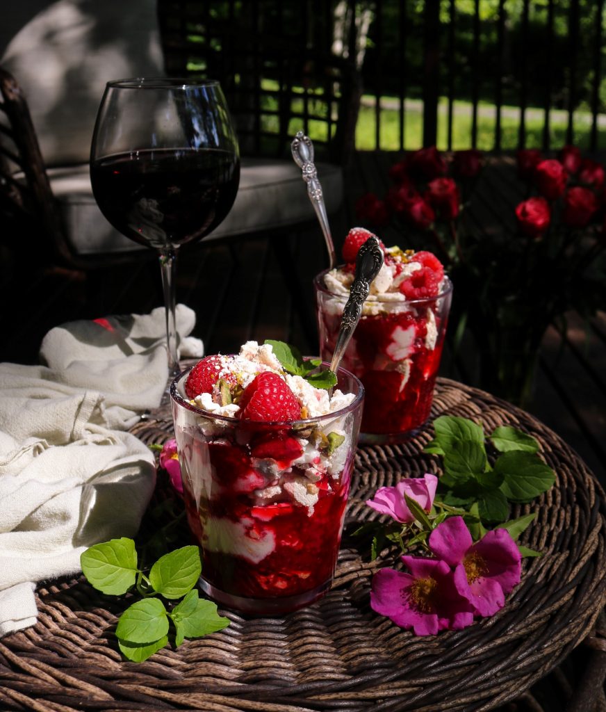 Raspberry Rose Eton Mess