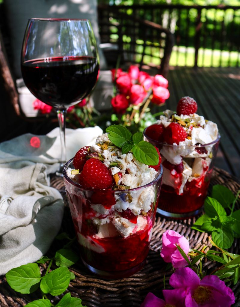 Raspberry Rose Eton Mess