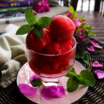 Strawberry Rose Sorbet
