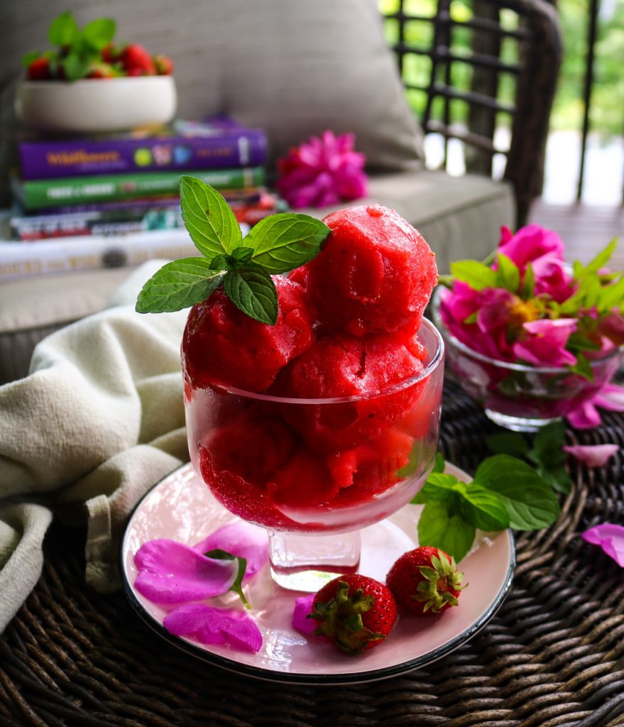 Strawberry Rose Sorbet