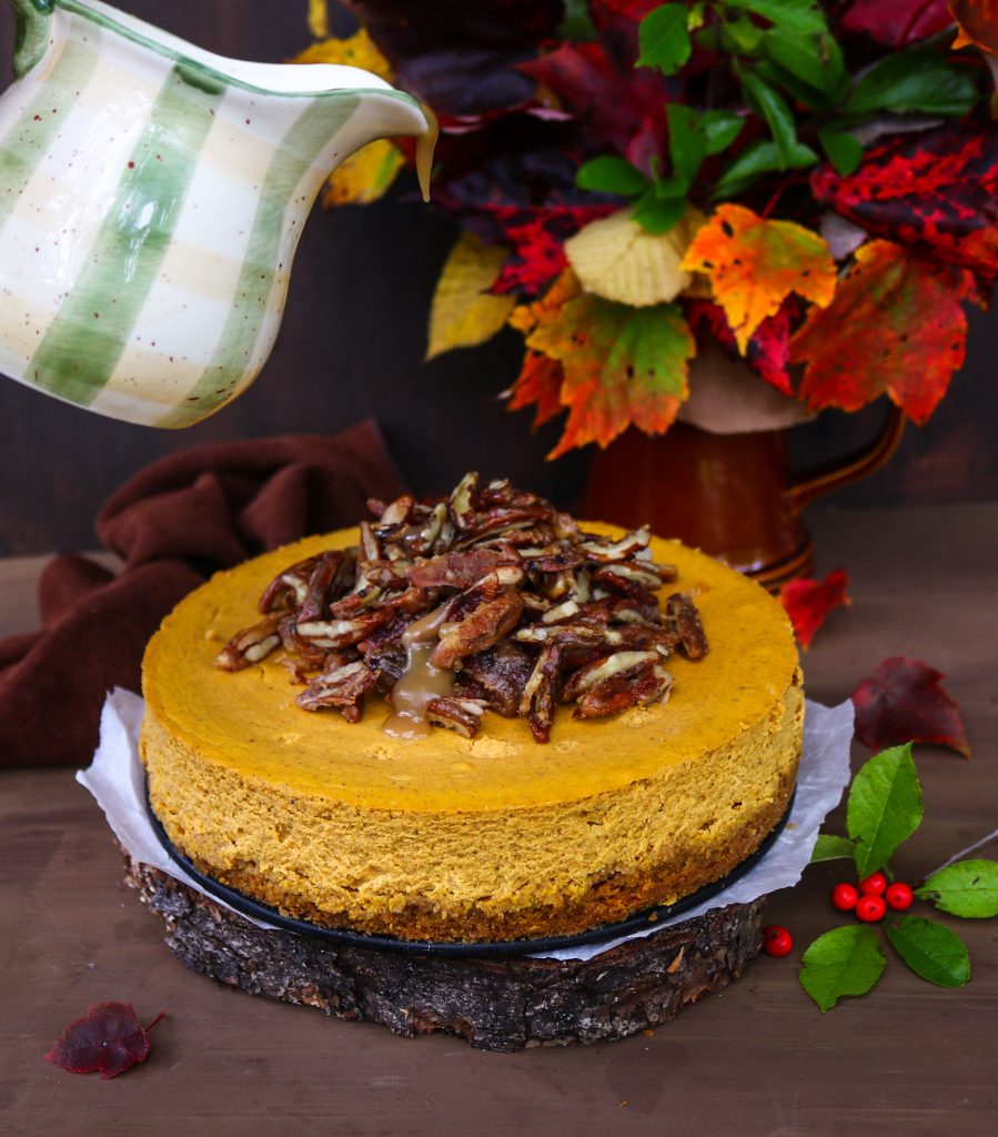 Pumpkin Pecan Cheesecake