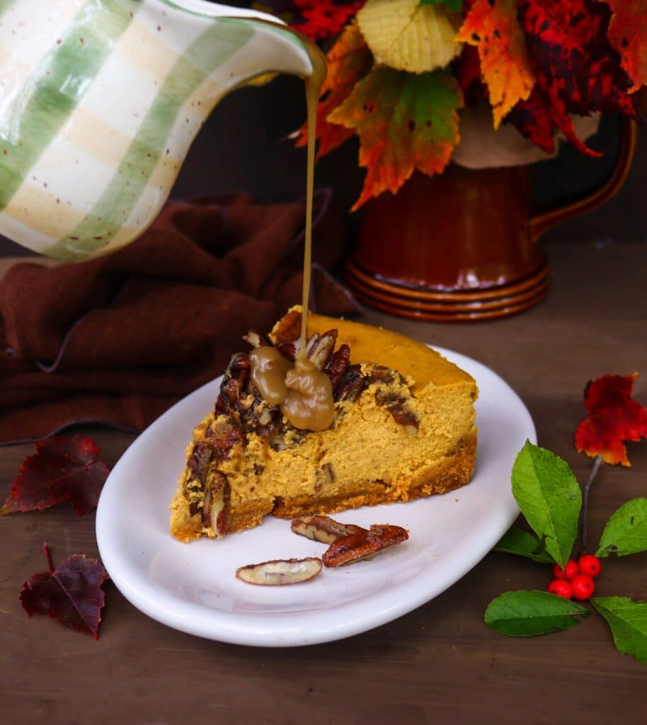 Pumpkin Pecan Cheesecake