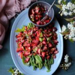 Asparagus with Strawberry Salsa