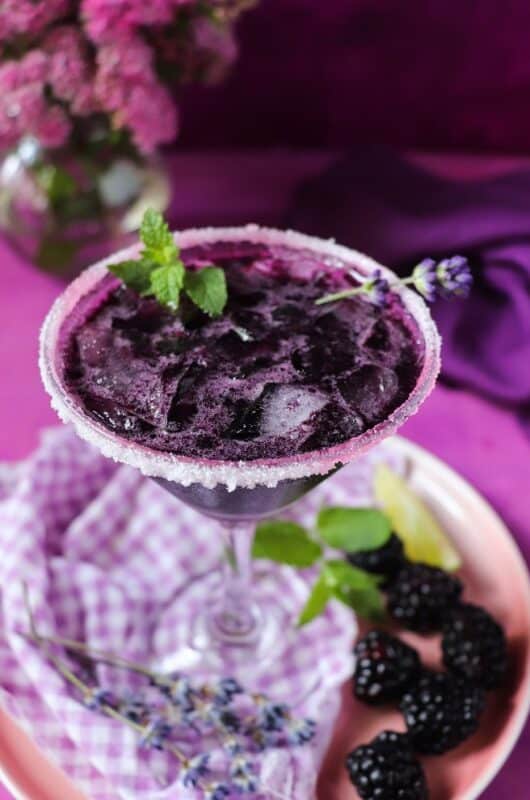 Blackberry Lavender Cocktail
