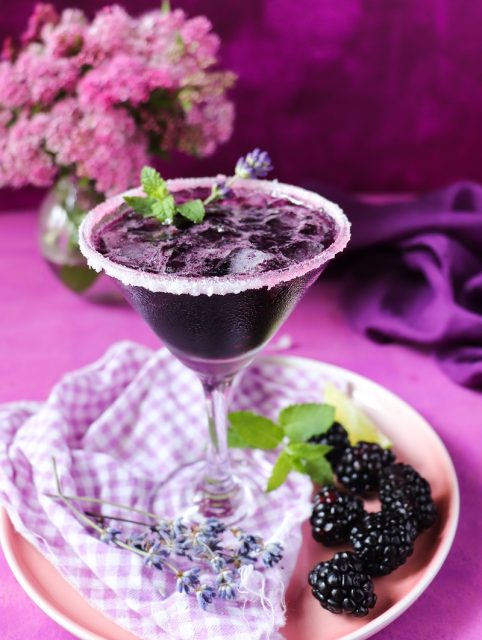 Blackberry Lavender Cocktail
