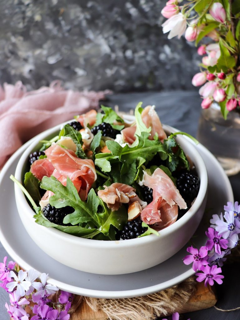 Blackberry Prosciutto Salad