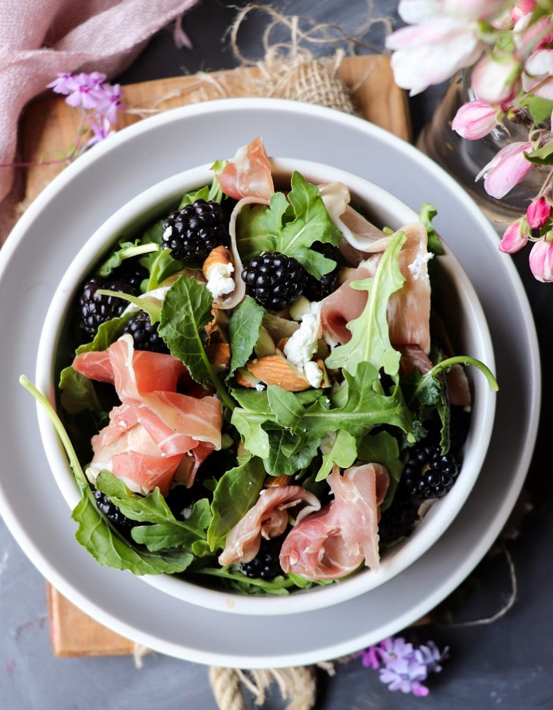 Blackberry Prosciutto Salad