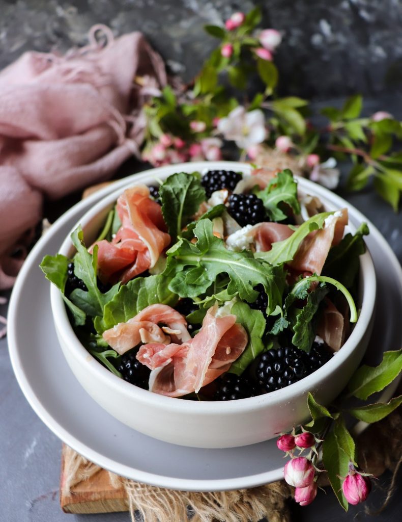 Blackberry Prosciutto Salad