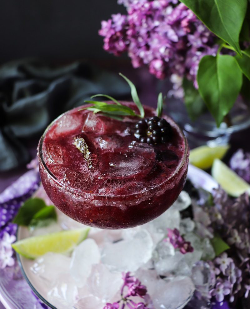 Blackberry Tarragon Cocktail