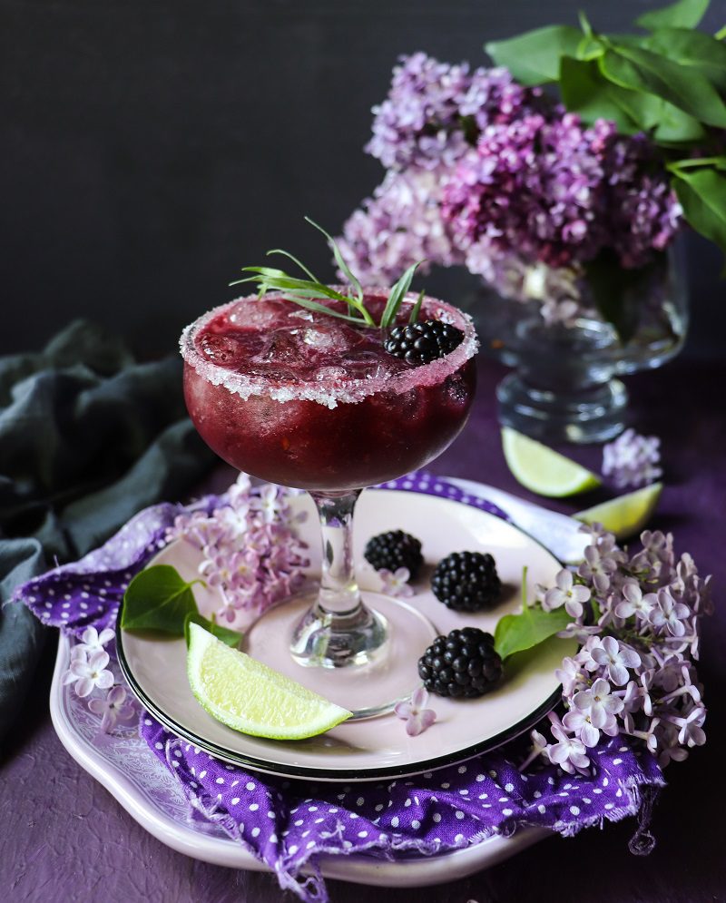Blackberry Tarragon Cocktail