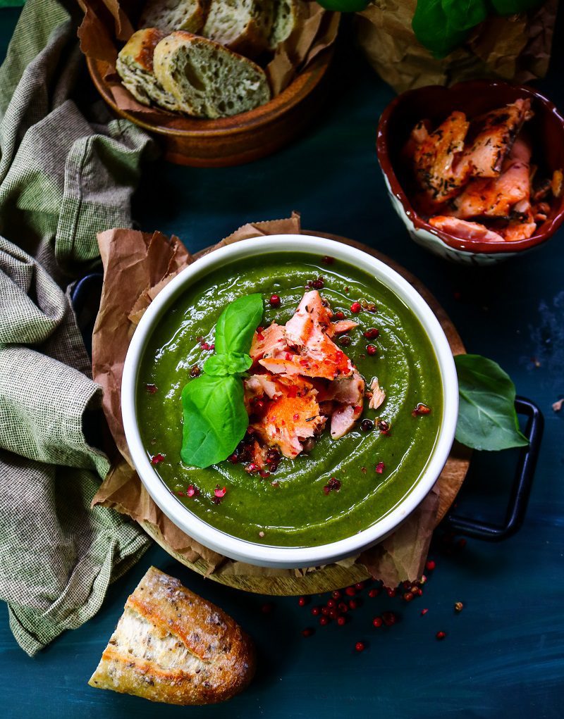 Broccoli Trout Soup