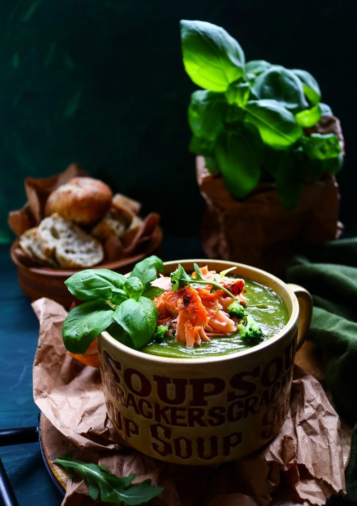 Broccoli Trout Soup