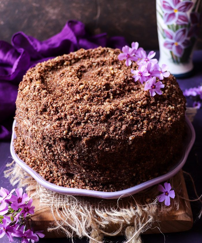 Chocolate Maple Whiskey Cake