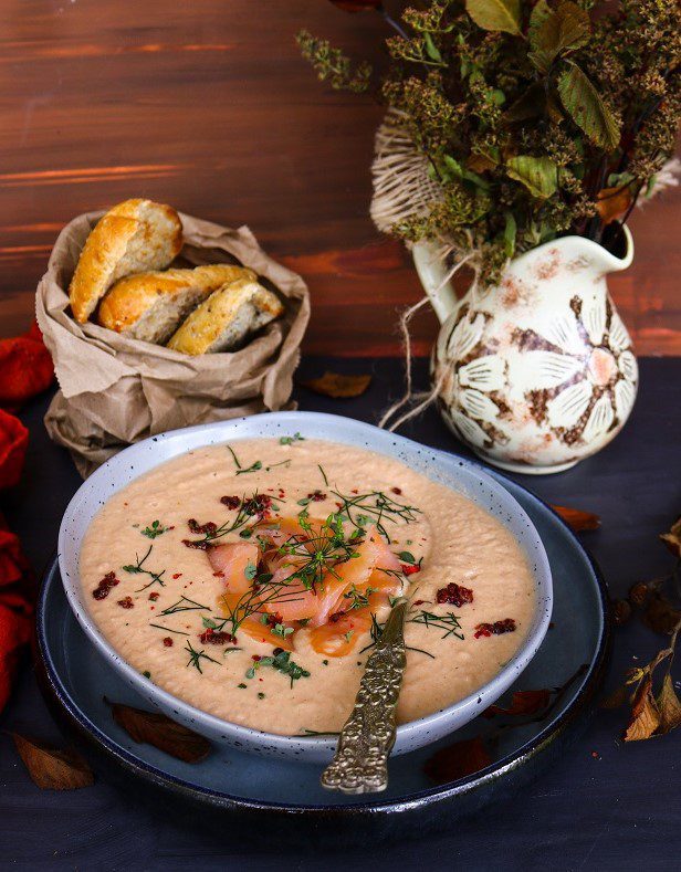 Creamy Salmon Soup